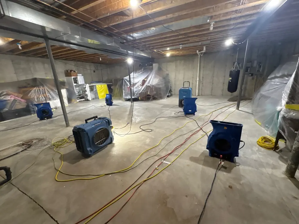 Restoration equipment on an Apopka job