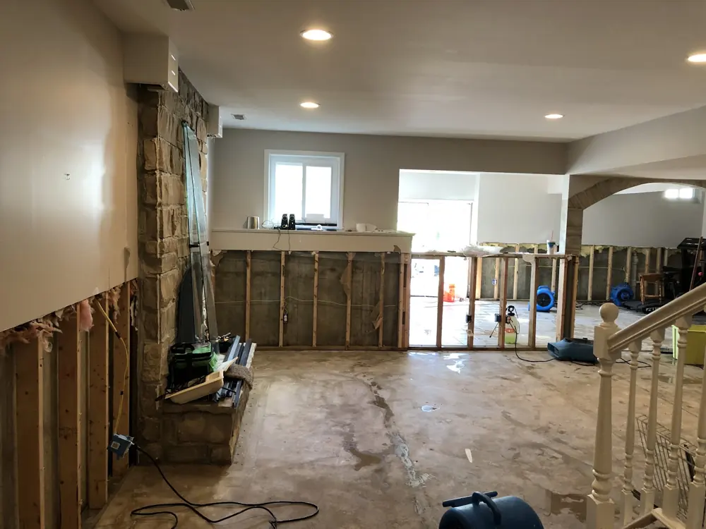 Restoration equipment on an Apopka job
