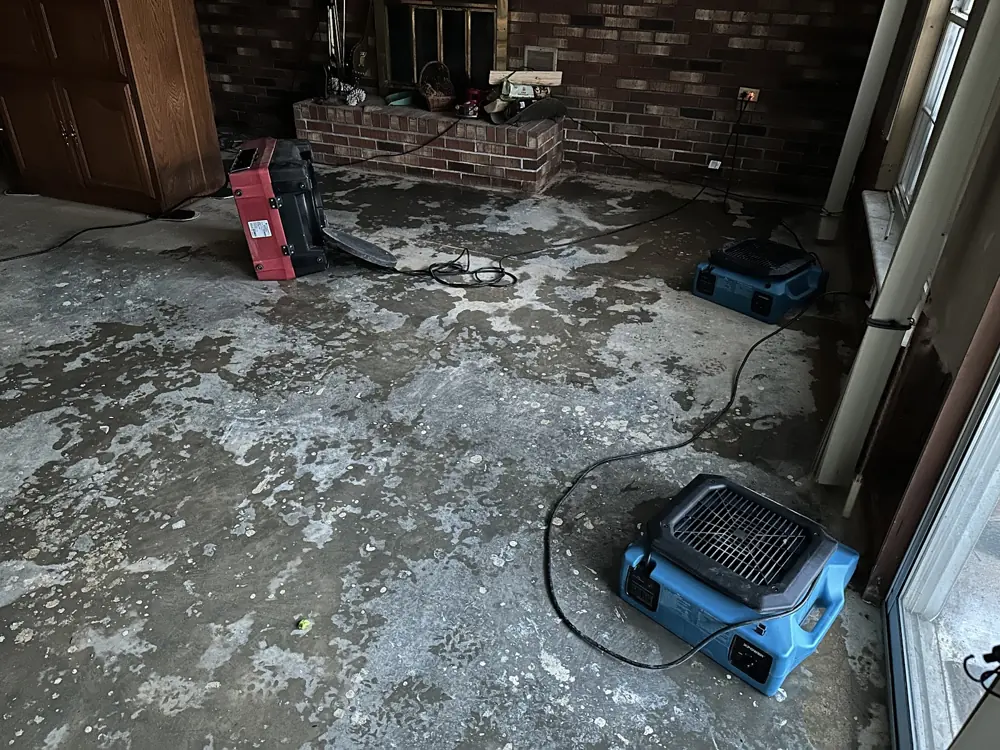 Restoration equipment on an Apopka job